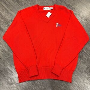 Vintage Ben Hogan Tour V-Neck Sweater, Men’s XXL, Red